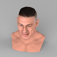 John Cena bust ready for full color 3D printing - Thumbnail 10