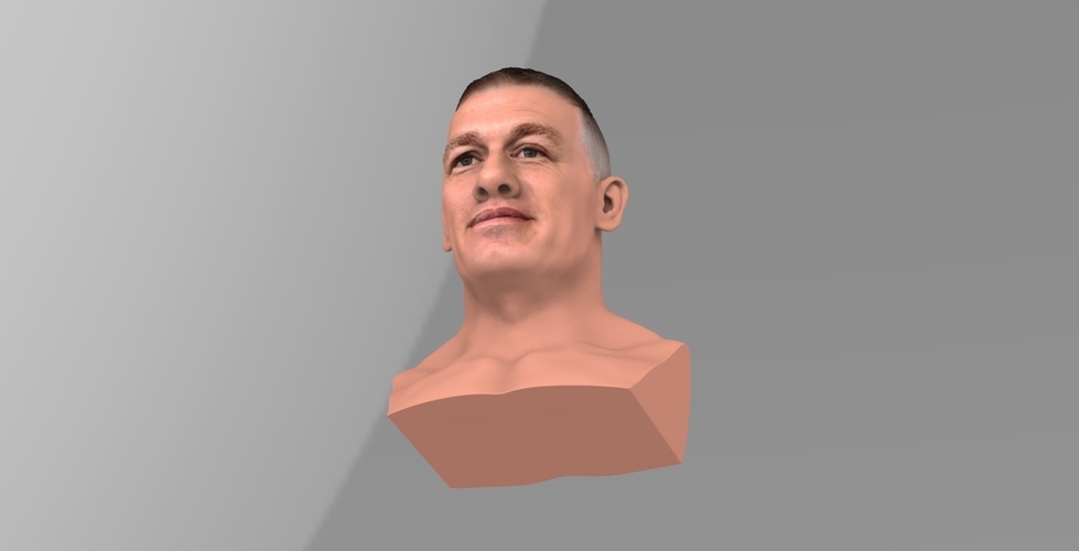 John Cena bust ready for full color 3D printing 3D Print 232944