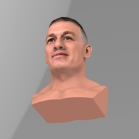 John Cena bust ready for full color 3D printing - Thumbnail 13