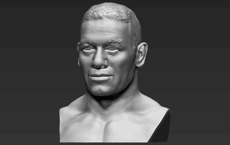 John Cena bust ready for full color 3D printing 3D Print 232946