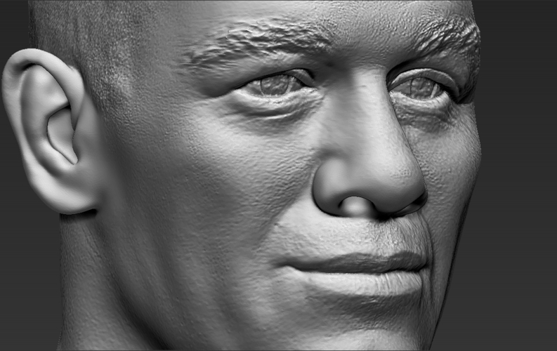 John Cena bust ready for full color 3D printing 3D Print 232953