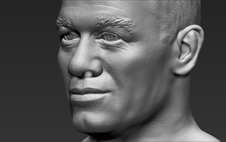 John Cena bust ready for full color 3D printing 3D Print 232954