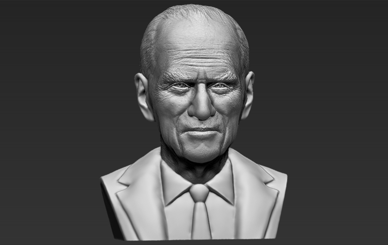 Prince Philip bust 3D printing ready stl obj 3D Print 232963