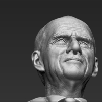 Prince Philip bust 3D printing ready stl obj - Thumbnail 13