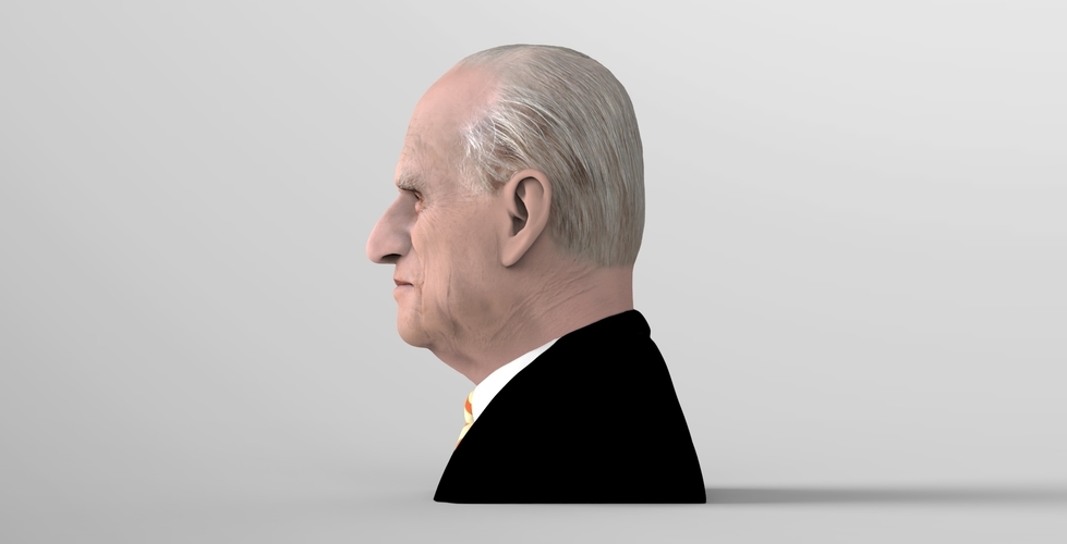 Prince Philip bust ready for full color 3D printing 3D Print 232976