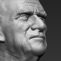 Prince Philip bust ready for full color 3D printing - Thumbnail 20