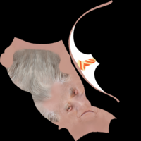 Prince Philip bust ready for full color 3D printing - Thumbnail 25