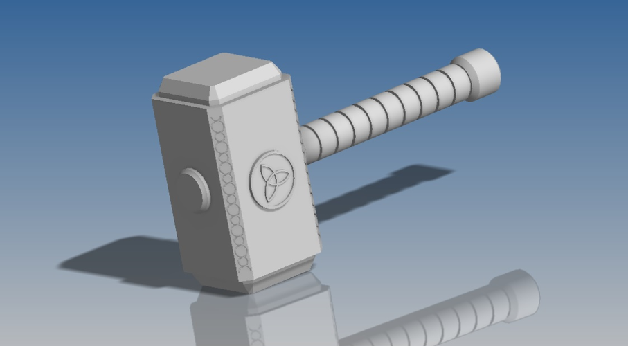 Mjolnir - Hammer of Thor 3D Print 23303