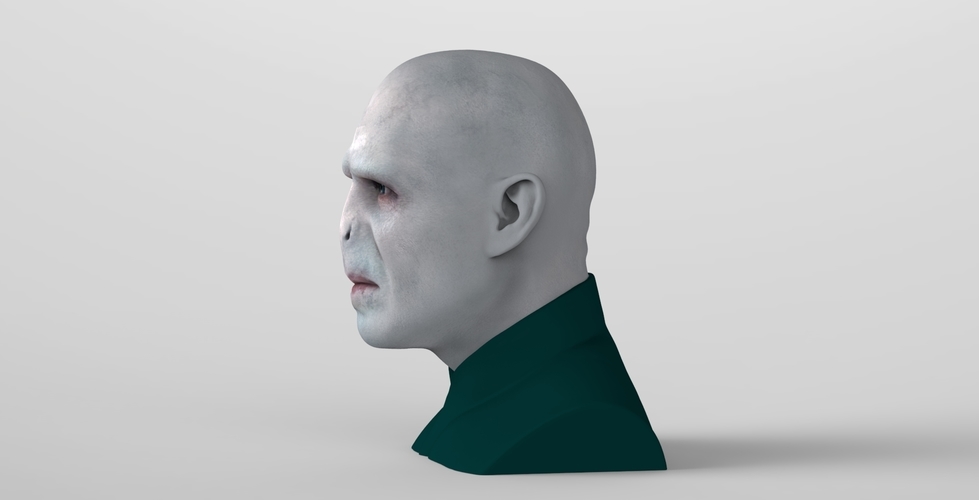 Lord Voldemort bust ready for full color 3D printing 3D Print 233039