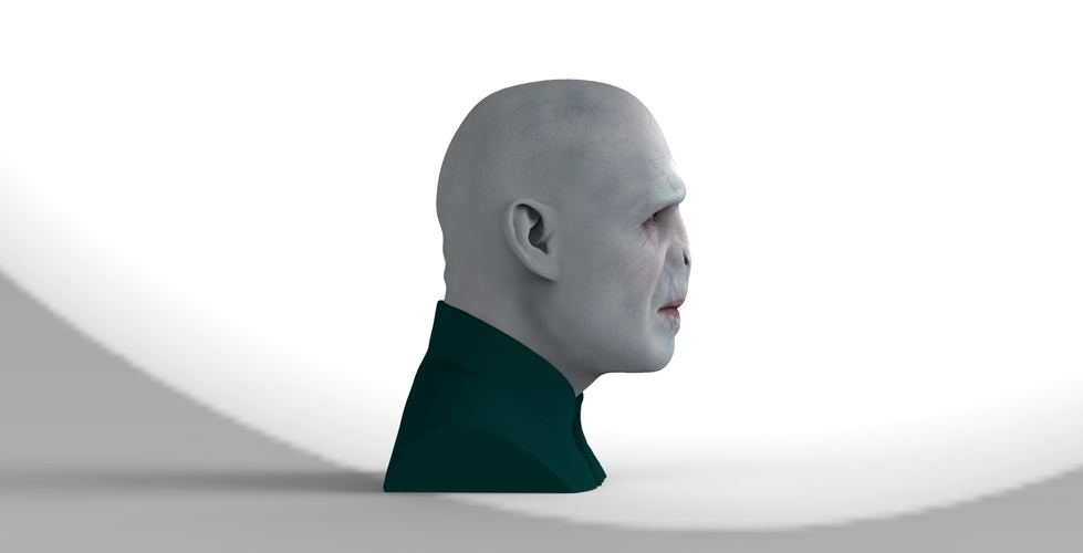 Lord Voldemort bust ready for full color 3D printing 3D Print 233040