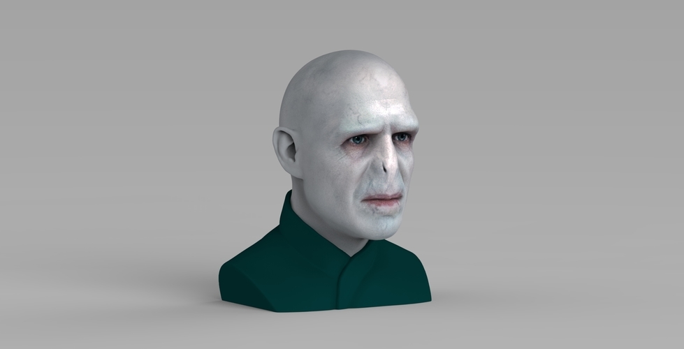 Lord Voldemort bust ready for full color 3D printing 3D Print 233041