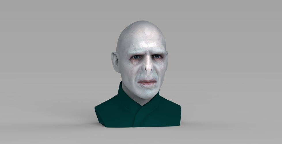 Lord Voldemort bust ready for full color 3D printing 3D Print 233044