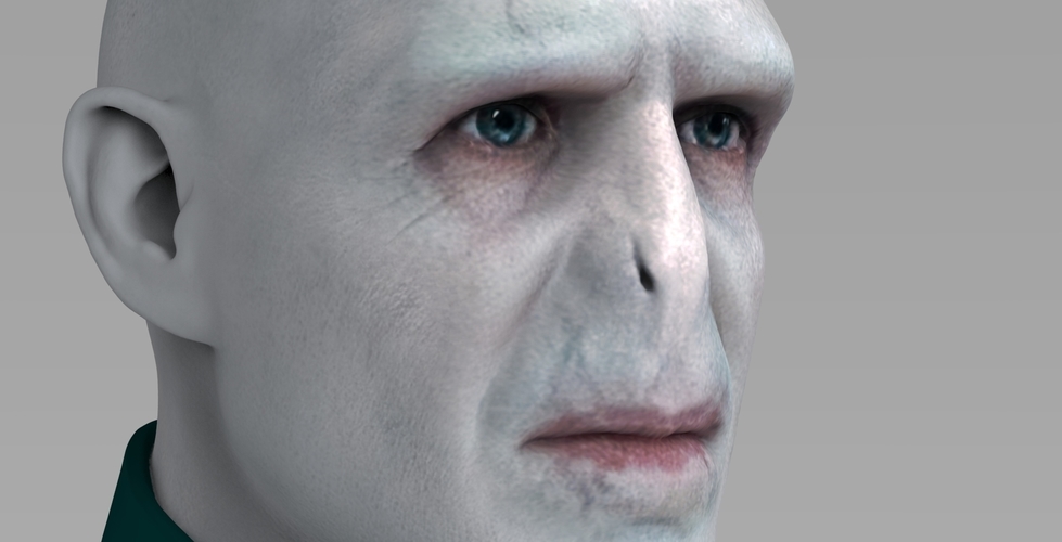 Lord Voldemort bust ready for full color 3D printing 3D Print 233046