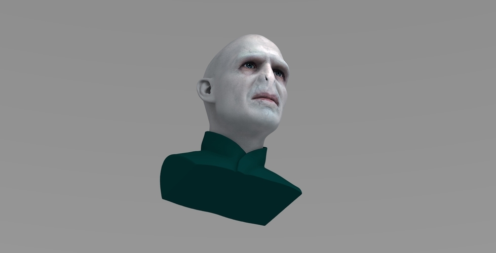 Lord Voldemort bust ready for full color 3D printing 3D Print 233047