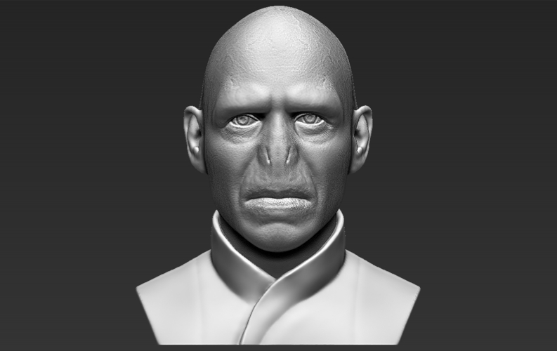 Lord Voldemort bust ready for full color 3D printing 3D Print 233048