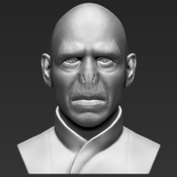 Lord Voldemort bust ready for full color 3D printing - Thumbnail 13