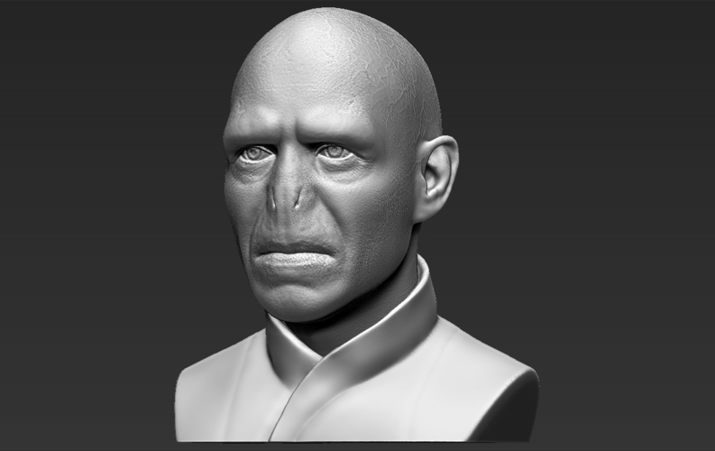 Lord Voldemort bust ready for full color 3D printing 3D Print 233049