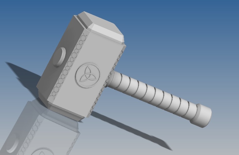 Mjolnir - Hammer of Thor 3D Print 23305