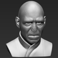 Lord Voldemort bust ready for full color 3D printing - Thumbnail 18