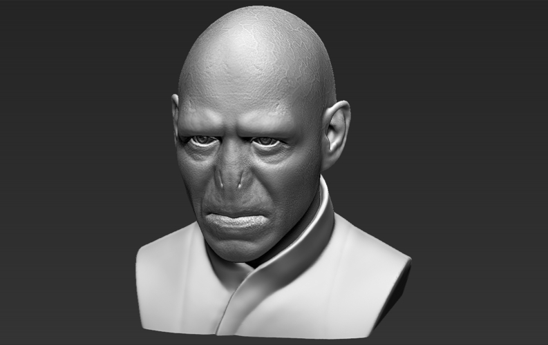 Lord Voldemort bust ready for full color 3D printing 3D Print 233054