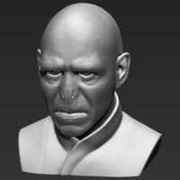 Lord Voldemort bust ready for full color 3D printing - Thumbnail 19