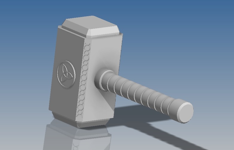 Mjolnir - Hammer of Thor 3D Print 23306