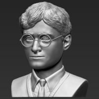 Harry Potter bust 3D printing ready stl obj - Thumbnail 2