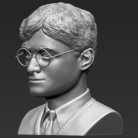 Harry Potter bust 3D printing ready stl obj - Thumbnail 3
