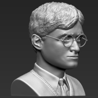 Harry Potter bust 3D printing ready stl obj - Thumbnail 7