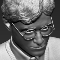 Harry Potter bust 3D printing ready stl obj - Thumbnail 10