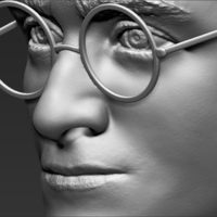 Harry Potter bust 3D printing ready stl obj - Thumbnail 13