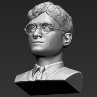 Harry Potter bust 3D printing ready stl obj - Thumbnail 16