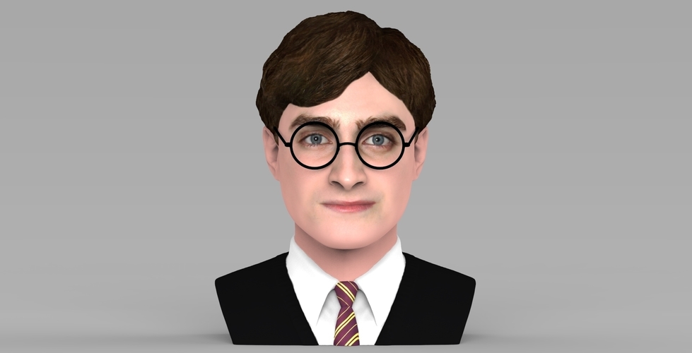 Harry Potter bust ready for full color 3D printing 3D Print 233081
