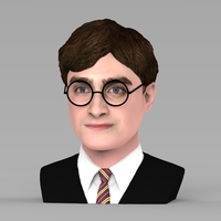 Harry Potter bust ready for full color 3D printing - Thumbnail 2