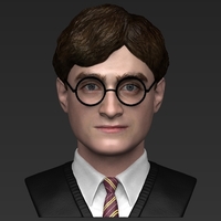Harry Potter bust ready for full color 3D printing - Thumbnail 4
