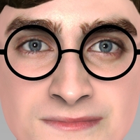 Harry Potter bust ready for full color 3D printing - Thumbnail 12