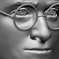 Harry Potter bust ready for full color 3D printing - Thumbnail 22