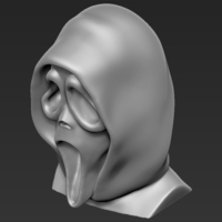 Ghostface from Scream bust 3D printing ready stl obj - Thumbnail 9
