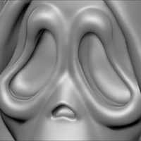 Ghostface from Scream bust 3D printing ready stl obj - Thumbnail 12