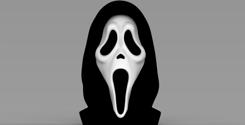 Ghostface from Scream bust ready for full color 3D printing 3D Print 233121