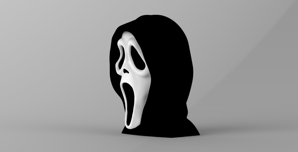 Ghostface from Scream bust ready for full color 3D printing 3D Print 233123