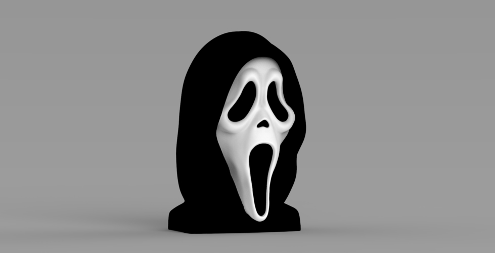 Ghostface from Scream bust ready for full color 3D printing 3D Print 233125