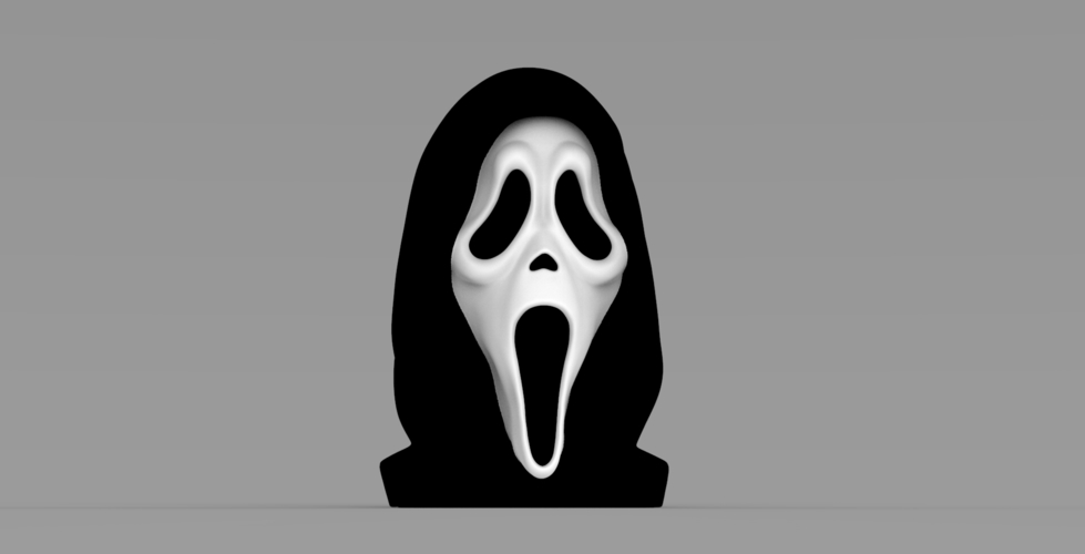 Ghostface from Scream bust ready for full color 3D printing 3D Print 233126