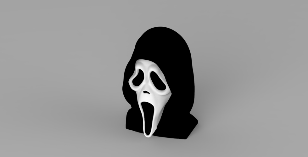 Ghostface from Scream bust ready for full color 3D printing 3D Print 233127