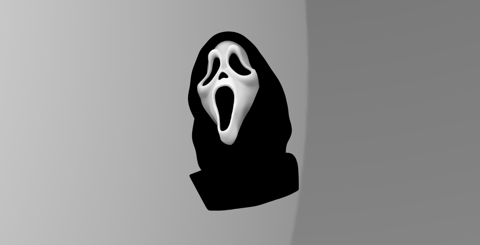 Ghostface from Scream bust ready for full color 3D printing 3D Print 233129