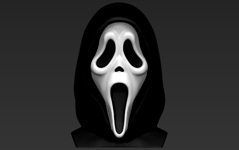 Ghostface from Scream bust ready for full color 3D printing 3D Print 233130