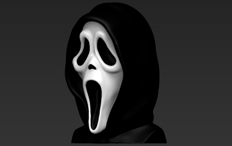 Ghostface from Scream bust ready for full color 3D printing 3D Print 233131