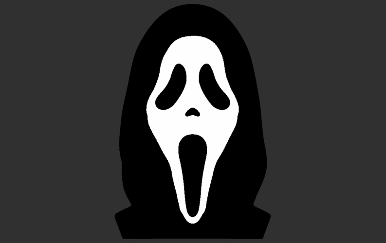 Ghostface from Scream bust ready for full color 3D printing 3D Print 233132