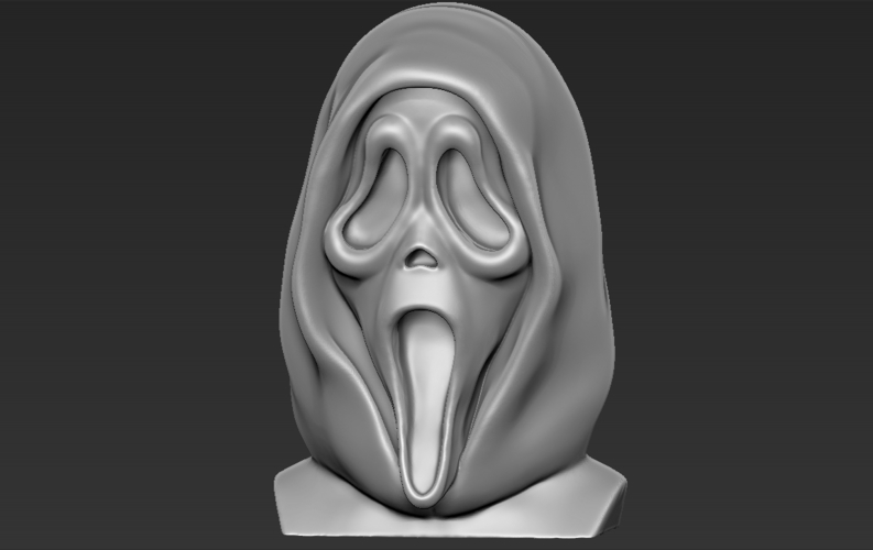 Ghostface from Scream bust ready for full color 3D printing 3D Print 233136