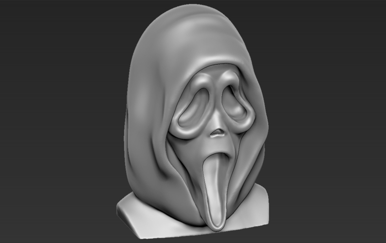Ghostface from Scream bust ready for full color 3D printing 3D Print 233140